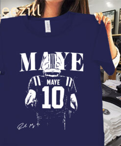 Drake Maye QB Football Shirt - New England Football Fan