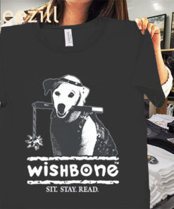 Farewell Transmission Wishbone Sit Stay Read Premium Tee Shirts