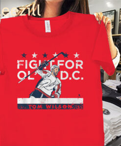 Fight For Old DC Shirt Washington Capitals Hockey Tee
