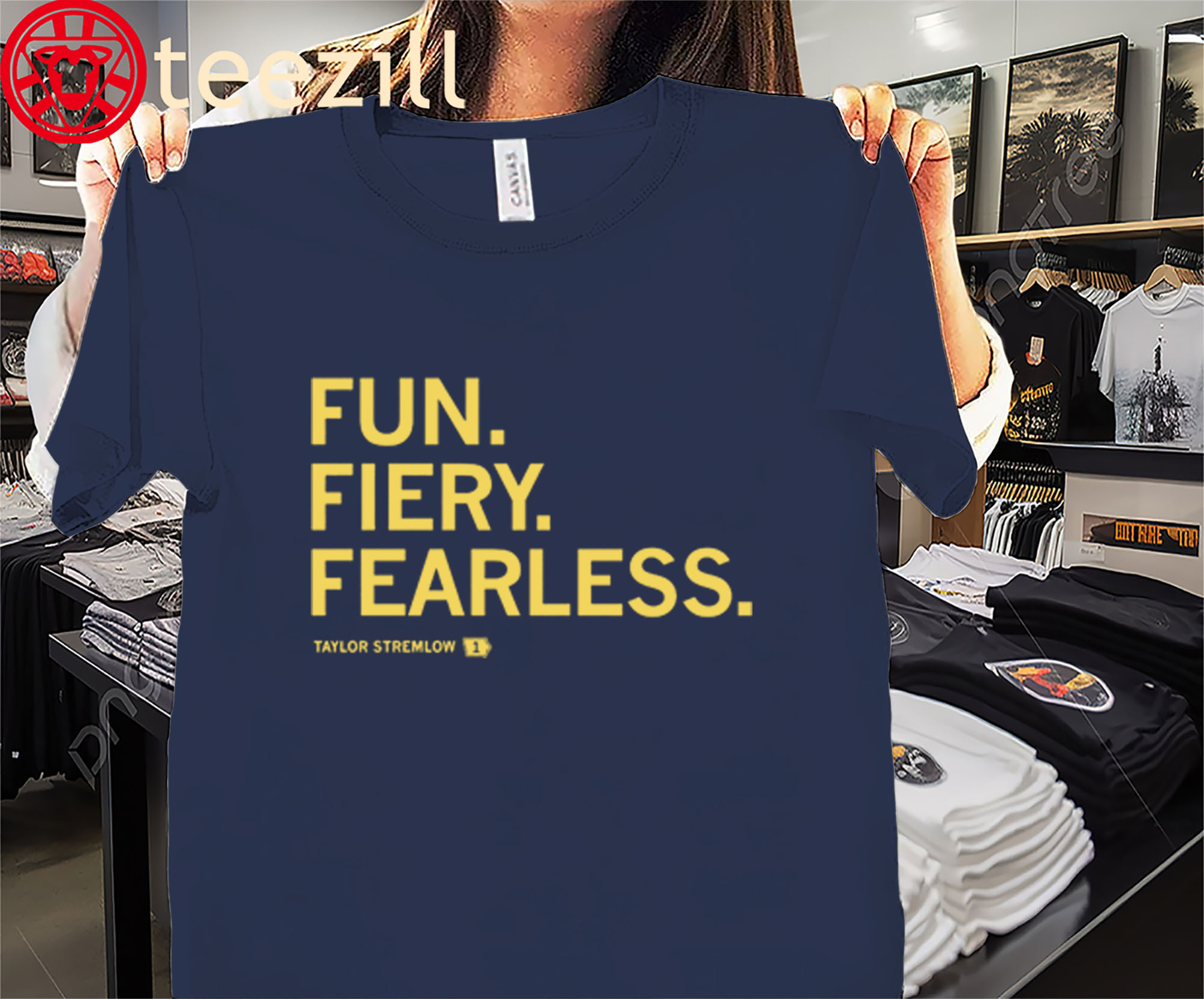 Fun Fiery Fearless Tayler Stremlow Premium Tee Shirts