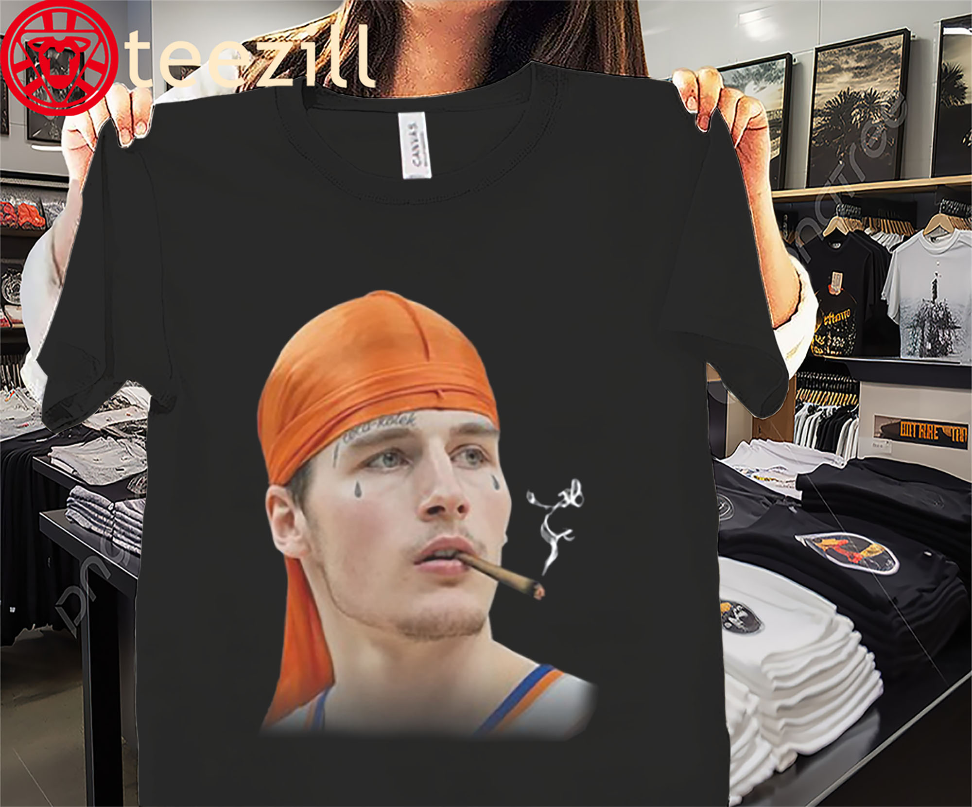 Gangsta Kolek Shirt New York Knicks Tee