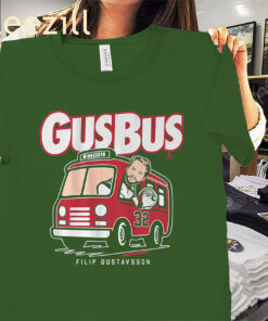 Hop On the Gus Bus Shirt - Minnesota Hockey Tees