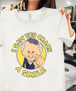 I Saw You Crack A Smile Shirt Smiling Friends Mr. Boss Tee