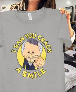 I Saw You Crack A Smile Shirt Smiling Friends Mr. Boss Tees