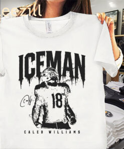 Iceman Caleb Williams Shirt - Chicago Bears Football Tees