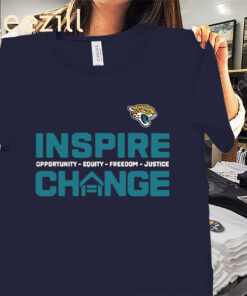 Inspire Change Freedom Justice Shirt - Jacksonville Jaguars Tee