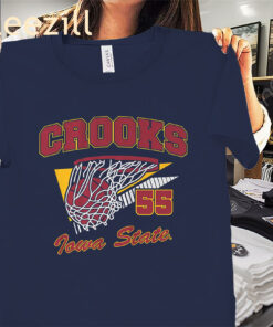 Iowa Audi Crooks Retro Swish Shirt - Iowa State Basketball Tees
