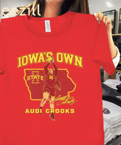 Iowa OWN Audi Crooks State Star Shirt Iowa State Basketball Tee