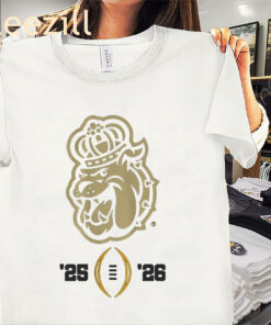 JMU 2025-26 College Football Playoff Shirt JMU Football Tees