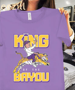 King Of The Bayou Shirt LSU Tigers Football Tee