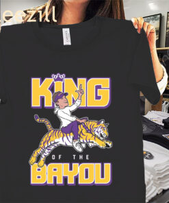 King Of The Bayou Shirt LSU Tigers Football Tees
