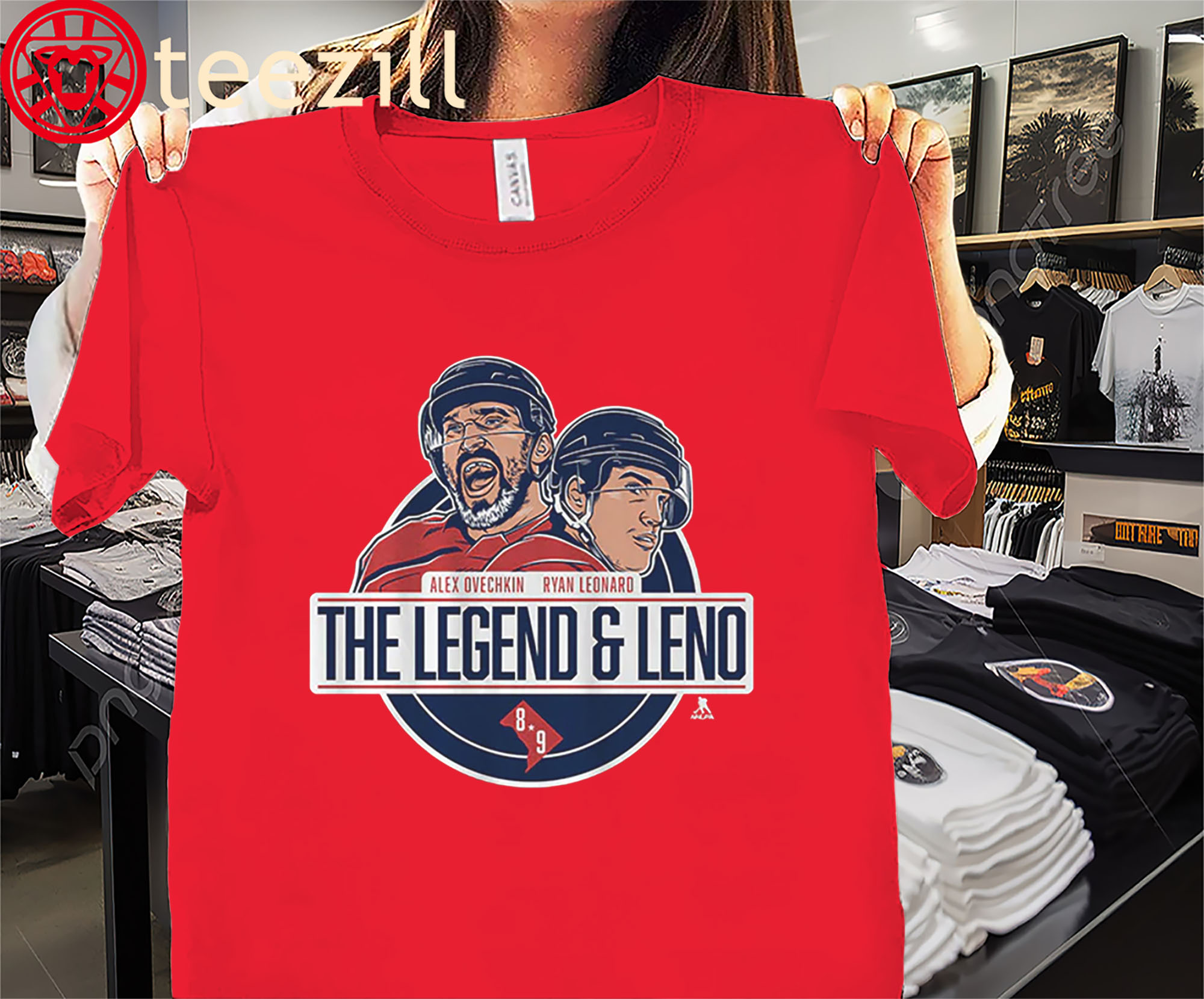 Legend & Leno Shirt – Washington Hockey Tee