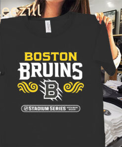 Logo Boston Bruins 2026 NHL Stadium Series Shirt Boston Bruins Hockey Tee