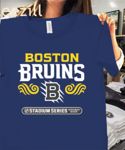 Logo Boston Bruins 2026 NHL Stadium Series Shirt Boston Bruins Hockey Tees