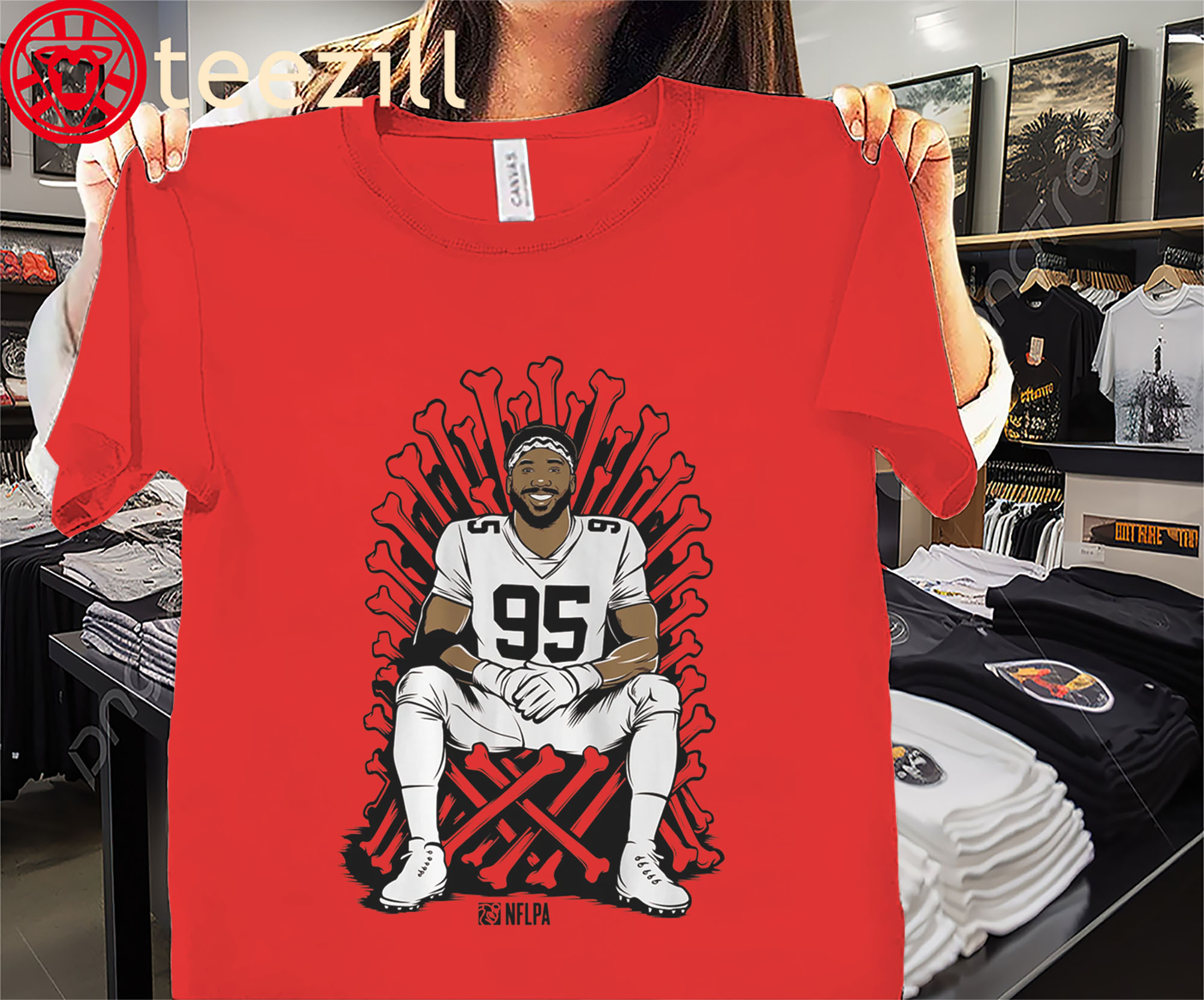 Myles Garrett Single-Season Sack King Shirt - Cleveland Football - Limited Editions