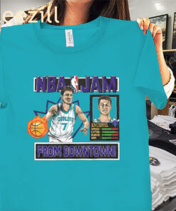 NBA Jam Hornets Kon Knueppel From Downtown Shirt - Charlotte Hornets Basketball Tee