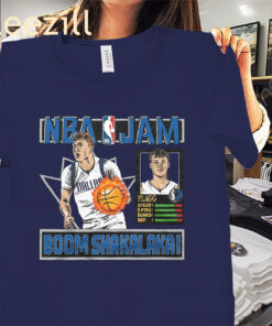 NBA Jam Mavericks Cooper Flagg Boomshakalaka Shirt – Dallas Mavericks Basketball Tee