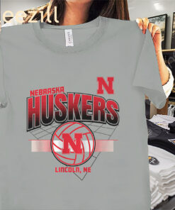 Nebraska Huskers Lincoln Grid Shirt - Nebraska Volleyball Tees