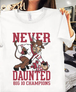 Never Daunted Big 10 Indiana Champions Shirt