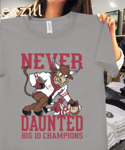 Never Daunted Big 10 Indiana Champions Shirts