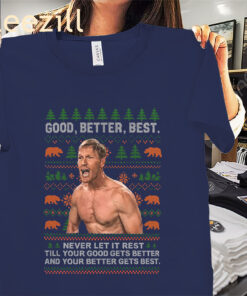 Official Coach Ben Johnson Good Better Best Ugly Xmas Shirts
