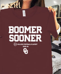 Oklahoma 2025 CFP Boomer Sooner Shirt - Oklahoma Football Tees