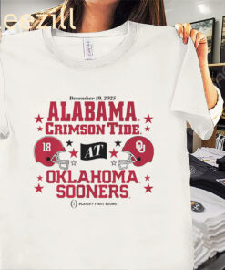 Oklahoma & Alabama '25 CFB Playoff 1st Round Matchup Shirt College Football Tee