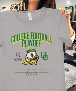 Oregon 2025 CFP Mascot Shirt Oregon Football Tees