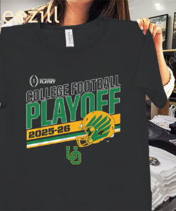 Oregon 2025 CFP Stripe Shirt - Oregon Football Tees