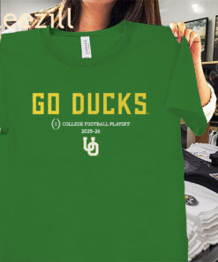 Oregon 2025 CFP Team Slogan Go Ducks Shirt