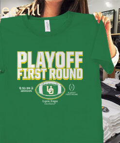 Oregon Ducks 2025 CFP First Round Winner Shirt - Oregon Ducks Football Tee