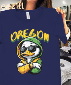 Oregon Ducks Football Tee Duck Sunglasses Men and Women's Shirts
