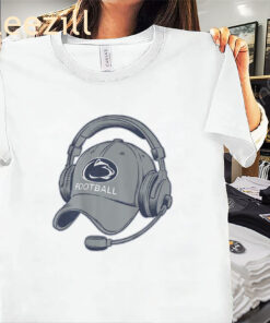 Penn Coach's Hat & Headset Shirt Penn State Football Tee