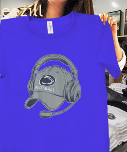 Alternative view of Penn Coach's Hat & Headset Shirt Penn State Football Tee
