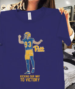 Pitt Trey Butkowski Kicking Our Way to Victory Shirt - Pittsburgh Football Tee