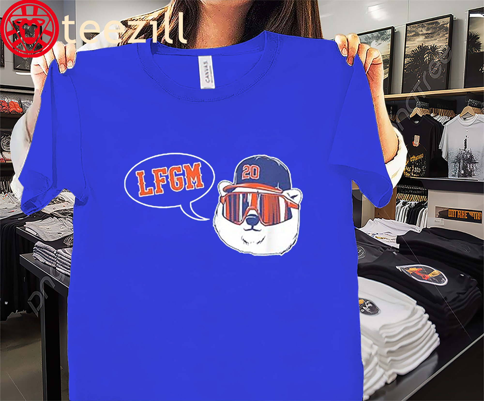 Polar Bear Pete T-Shirt - New York Mets Baseball Tee