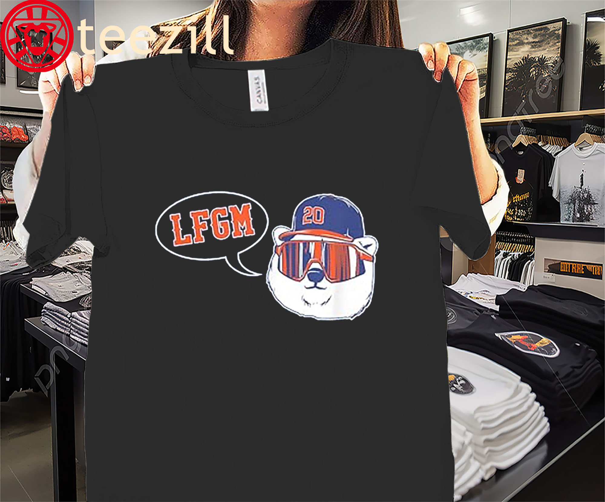 Polar Bear Pete T-Shirt - New York Mets Baseball Tees