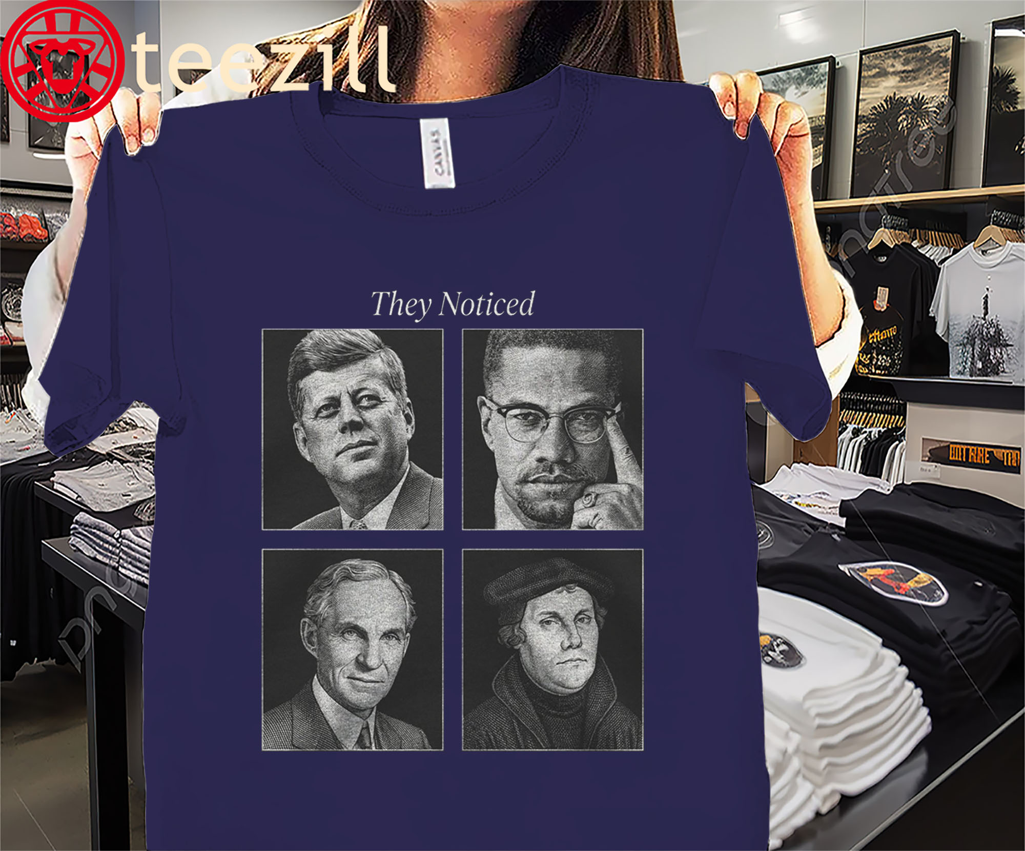 Posters Official Jake Shields They Noticed History Shirt