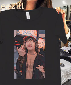 Premium Dustin Henderson Stranger Things Middle Finger Shirt