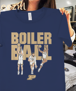 Purdue Smith- Loyer- & Kaufman-Renn Boiler Ball Shirt - Purdue Basketball Tees