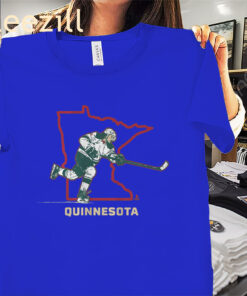 Quinn Hughes Quinnesota Minnesota Wild Hockey Classic Tee Shirts
