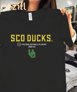 Sco Ducks Oregon Football 2025 CFB Playoff Shirt