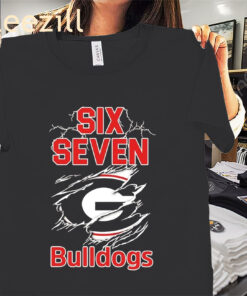 Six Seven Bulldogs Logo Shirt Georgia Bulldogs Football Tees