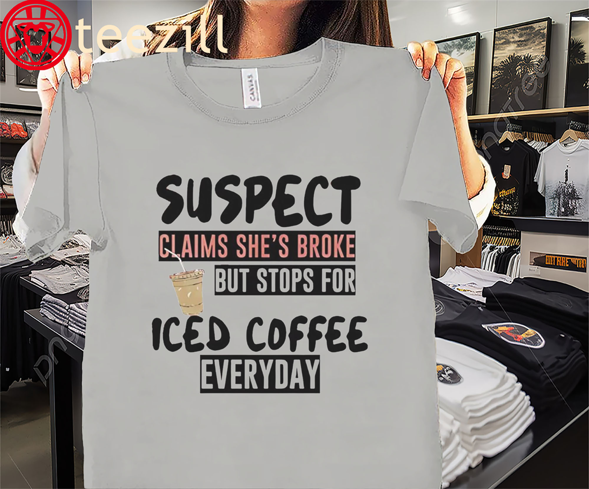 Suspect Iced Coffee Everyday Shirt