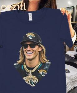 T-LAW QB1 Jacksonville Jaguars Shirt - Trevor Lawrence Football Tee
