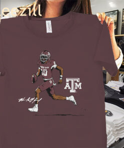 Texas A&M Superstar Pose Shirt - Marcel Reed Football Tee