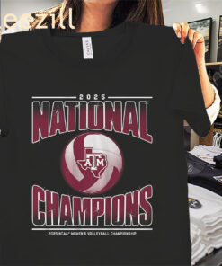 Texas A&M Volleyball '25 National Champs Logo Premium Shirt