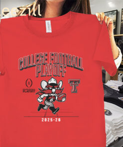 Texas Tech 2025 CFB Playoff Mascot Shirt Texas Tech Football Tee