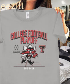 Texas Tech 2025 CFB Playoff Mascot Shirt Texas Tech Football Tees