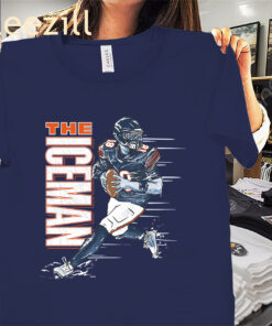 The Iceman 18 Chicago Bears Shirt - Caleb Williams Tees